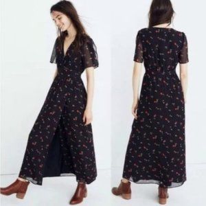 Madewell Tulip Sleeve Maxi Dress In 